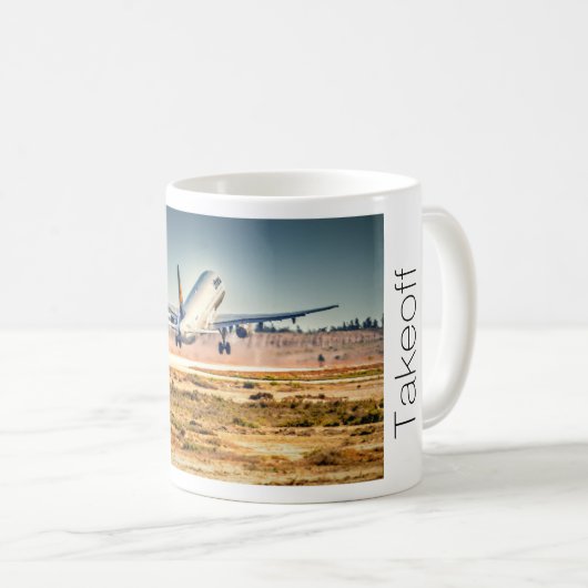 Mug Décollage de Lufthansa (Devant droit)