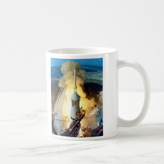 Mug Décollage du véhicule spatial d'Apollo 11 Saturn V (Droite)
