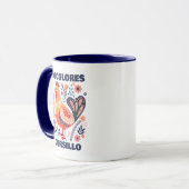 Mug DeColores Cursillo Art populaire Coq Chrétien (Devant gauche)