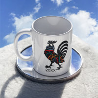 DeColores Cursillo Rooster Noir Silhouette