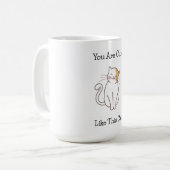 Mug Décontracté Chat Auto-Amour Confiance Pour Toute P (Devant gauche)