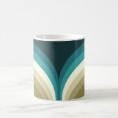 Mug Décor à deux arches de style rétro (Centre)