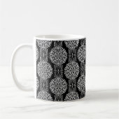 Mug Décor abstrait sans charme noir moderne avec (Gauche)