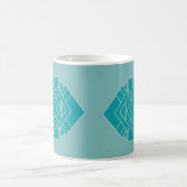 Mug Décor Art Déco turquoise inspiré (Centre)