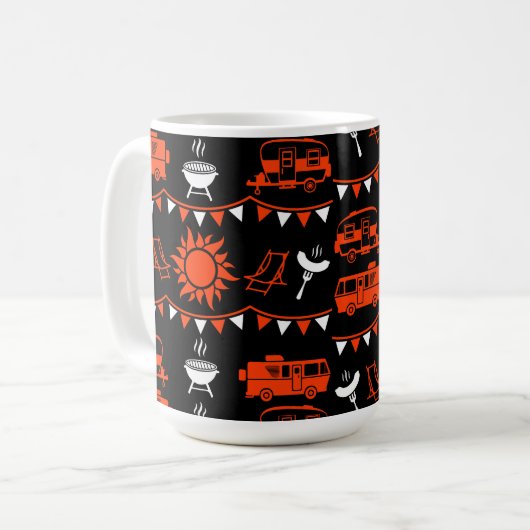Mug Décor camping Caravan (Devant gauche)