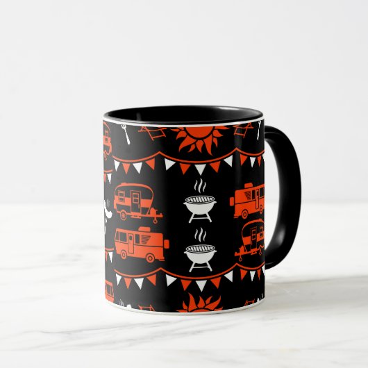 Mug Décor camping Caravan (Devant droit)