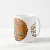 Mug Décor celtique Peacock (Devant droit)