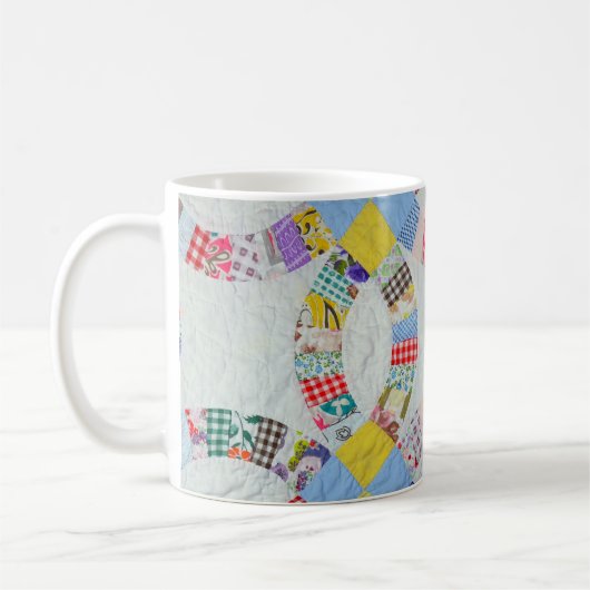 Mug Décor coloré à patchwork (Gauche)