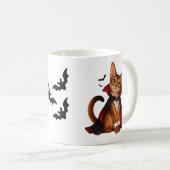 Mug Decor Cute Abyssinian Cat Vampire Dracula (Devant droit)