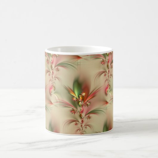 Mug décor de fleurs / papier peint (Centre)