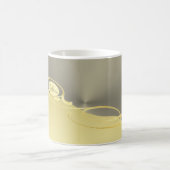 Mug Décor de luxe sur or & argent, Monogramme (Centre)