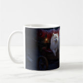 Mug Décor de Noël américain esquimau enneigé (Gauche)