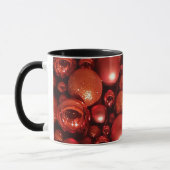 Mug Décor de Noël Baubles rouges (Gauche)