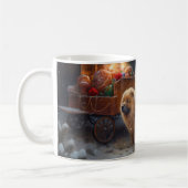 Mug Décor de Noël Chow Chow Snowy Sleigh (Gauche)