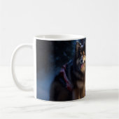 Mug Décor de Noël Lapphund Snowy Sleigh (Gauche)