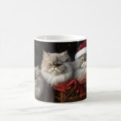 Mug Décor de Noël Perse Chat Snowy Sleigh (Centre)