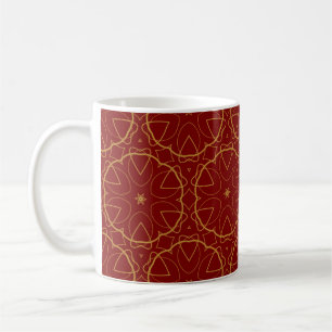 Mug Décor de papier peint en forme. pat transparent