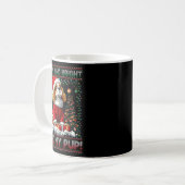 Mug Décor de sapin de Noël Cavalier King Charles Spani (Devant gauche)