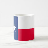 Mug Décor design du drapeau d'état du Texas (Centre)