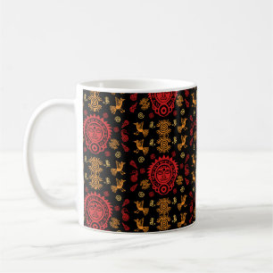 Mug Décor d'origine artistique aztèque mexicaine