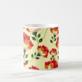 Mug Décor fleuri et motif sans charme. (Centre)