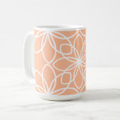 Mug Décor floral élégant et stylisé (Devant gauche)