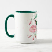 Mug DÉCOR Floral Monogramme Monnaie rose (Gauche)
