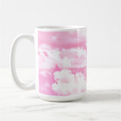 Mug Décor Fuchsia Rose Joyeux Nuages (Gauche)