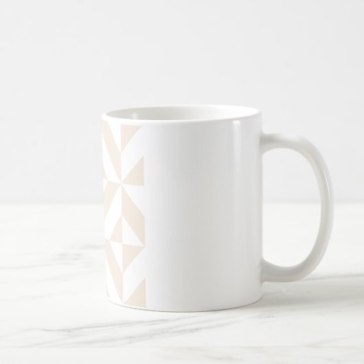 Mug Décor géométrique beige clair Motif (Droite)