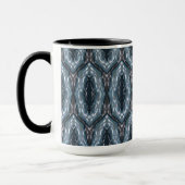 Mug Décor géométrique oriental bleu (Gauche)
