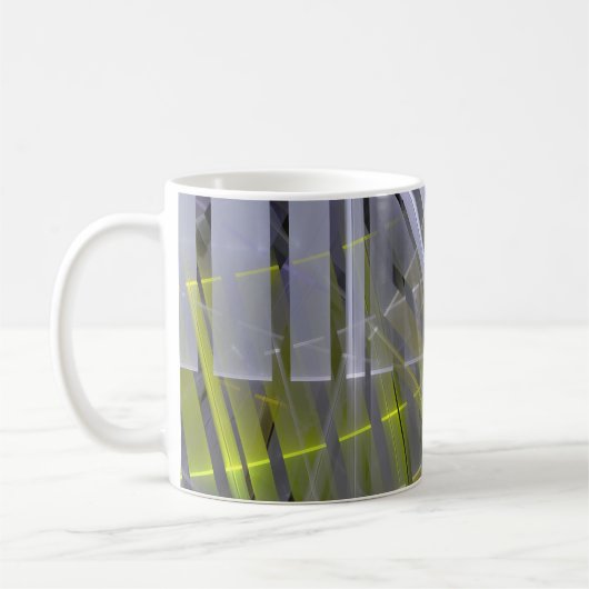 Mug Décor géométrique rayé (Gauche)