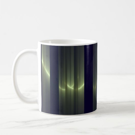 Mug Décor géométrique rayé (Gauche)
