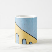 Mug Décor jaune et bleu (Centre)