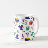 Mug Décor motif d'Halloween (Devant droit)