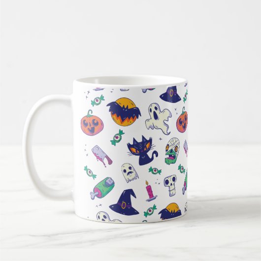 Mug Décor motif d'Halloween (Gauche)