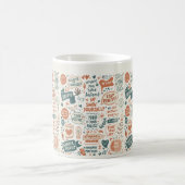 Mug Décor mural de doodle : Imprimés d'art pour (Centre)