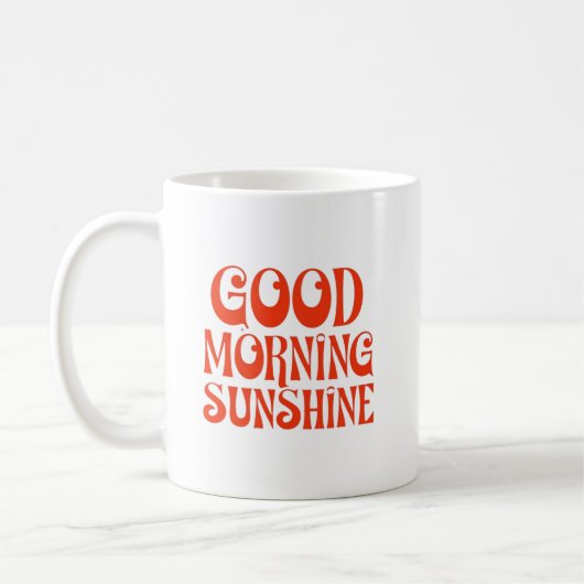 Mug Décor rétro Good Morning Sunshine (Gauche)