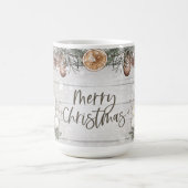 Mug Décor rustique Cabine d'hiver (Centre)