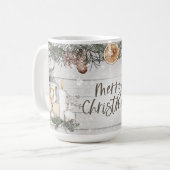 Mug Décor rustique Cabine d'hiver (Devant gauche)