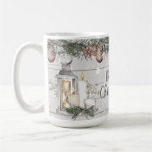 Mug Décor rustique Cabine d'hiver (Gauche)