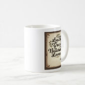 Mug Décor Rustique personnalisé (Devant droit)