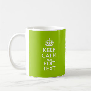 Mug Décor Vert Android Conserver Le Calme Et Votre Tex