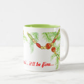 Mug décorant Noël (Devant droit)