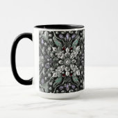 Mug décoratif argent violet (Gauche)
