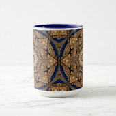Mug Décoratif Bleu Or (Centre)