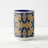Mug Décoratif Bleu Or (Centre)