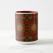 Mug décoratif de vacances rouge (Centre)