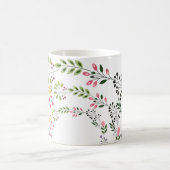 Mug Décoratif Fleur Blanche (Centre)