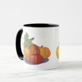 Mug Décoration citrouille (Devant gauche)