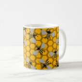 Mug décoration d'abeilles (Devant droit)